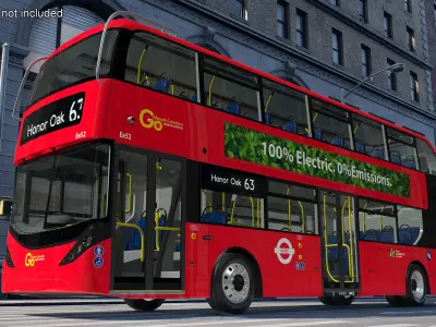 Alexander Dennis BYD 500 Electric Bus 3D model