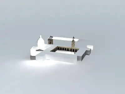 Our Lady of the Rosary Church and Convent of Santo Domingo Pa... Free 3D model