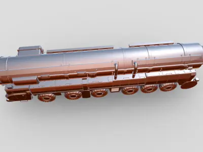 MAZ 7917 Low-poly 3D model