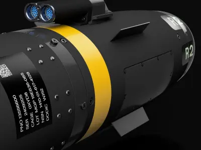 AGM-114 Hellfire Missile - Extreme Detail - 3D Print Ready 3D print model