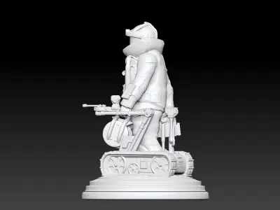 Next Generation EOD Tech and Talon Robot  Keyed 3D Print Model 3D print model
