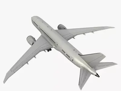 Boeing 787 8 Low-poly 3D model