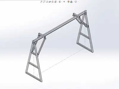 Portable Crane Truss 3D Model Free Download in Multiple Formats Free low-poly 3D model