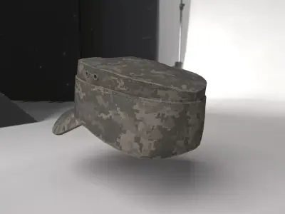 AFU Cap Low-poly 3D model
