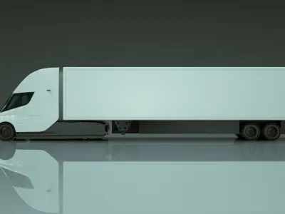 Tesla Semi Truck 3D model buy