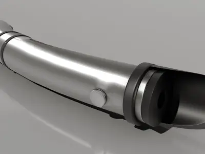 Lightsaber - Custom design Low-poly 3D model