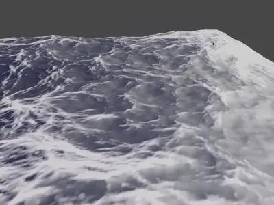 Ocean Free low-poly 3D model