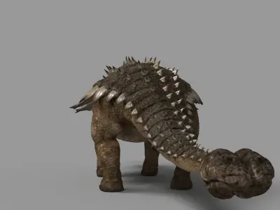 Ankylosaurus dinosaur Low-poly 3D model buy