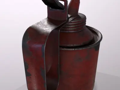 Oilcan oil can Free 3D model