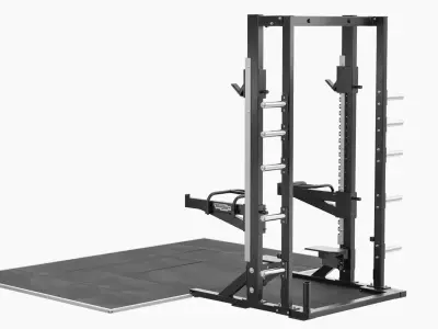 Technogym Half Rack Pure 3D model
