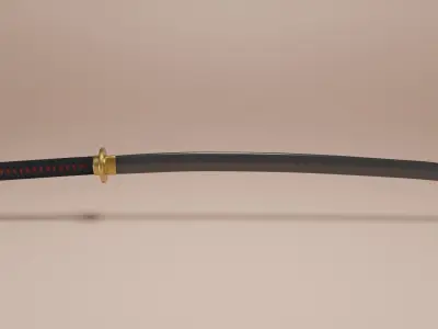 Katana samurai sword Free 3D model order