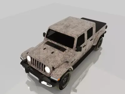 Military Jeep 3D Model - High Quality Game Ready Detailed 3D model buy