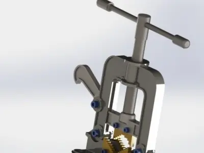 clamping mechanism 3D model