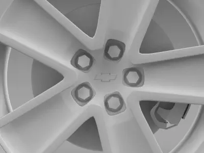 Chevrolet Camaro Convertible 2007 wheel 3D model