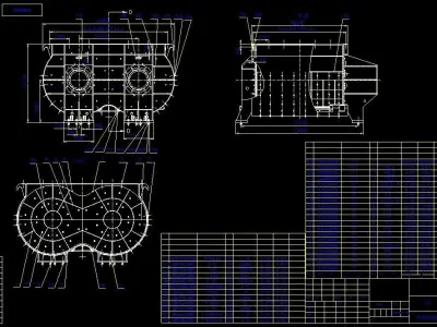 2m3 Twin Shaft Mixer 3D model