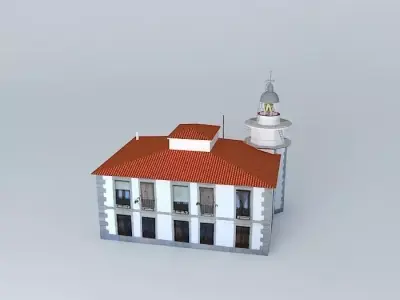 Lighthouse portuguese Free 3D model