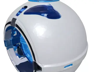 SciFi Stasis Pod Capsule Device 3D model