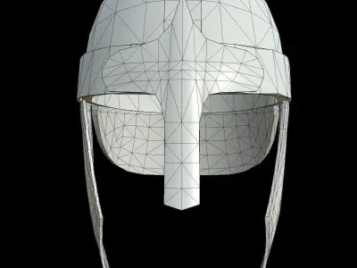 HIE Game Ready Helmet D180612 Low-poly 3D model