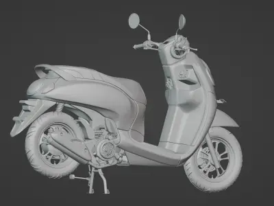 Scoopy New 2021 Low-poly 3D model
