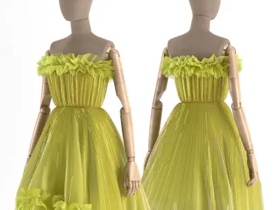 Fashion mannequin 02 3D model