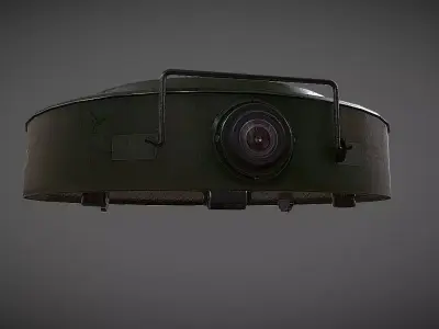 A soviet military robot vacuum cleaner 3D model