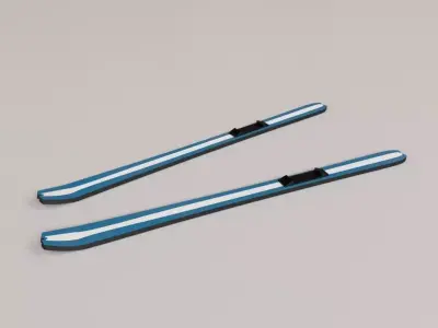 Skis V1 3D model