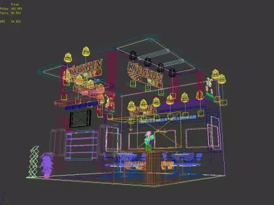 Exhibition - Area -6X6-3DMAX2009-31 3D model