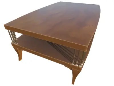  Sirio coffee table game ready Low-poly 3D model