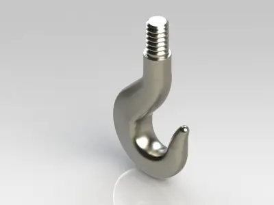 gancio filettato Free 3D model
