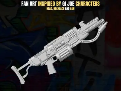 Torch Kit  GI Joe Fan Art for action figures 3D print model