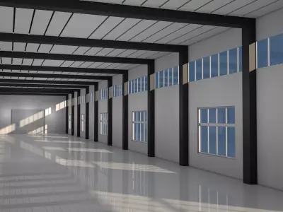 Warehouse 3D model buy