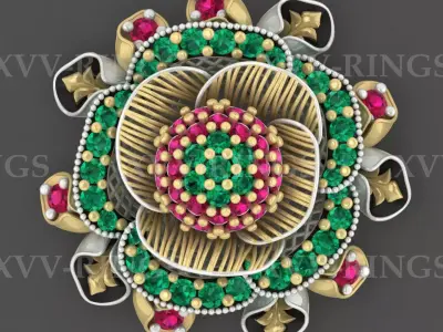 NEW TURKISH RINGS LOT XVSS-01 TO 10 3D print model