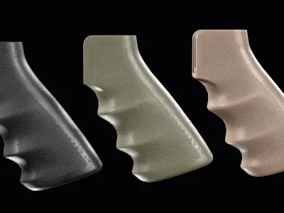 Hogue AR Pistol Grip Low-poly 3D model