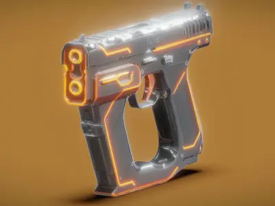 Gun Bundle 3D model buy
