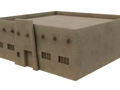 Egyptian House Free 3D model