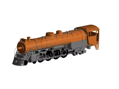   locomotive  3D model buy