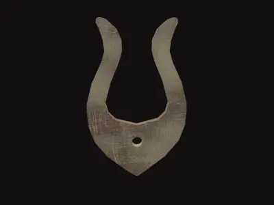 Medieval Spool V03 Low-poly 3D model