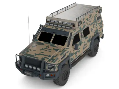 Ambulance 3D model purchase