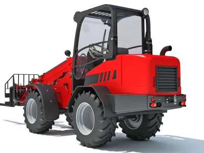 Telescopic Telehandler 3D model