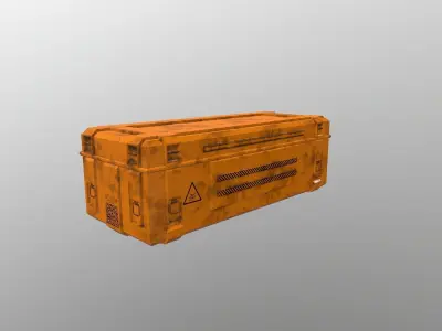 Military Weapon Crate PBR Assets Low-poly 3D model