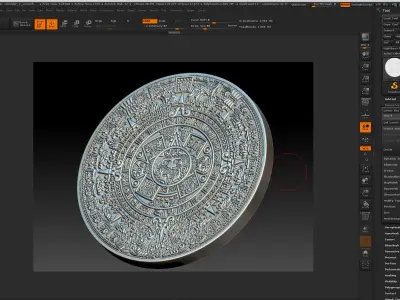 Aztec calendar-3d print 3D print model