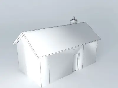 Eco Rail Track Booking Office Old Steam Days Free 3D model