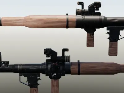 RPG-7 Low-poly 3D model buy