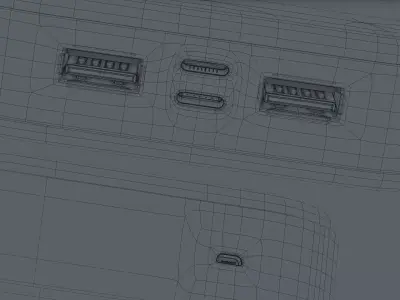 Powerbank  Low-poly 3D model