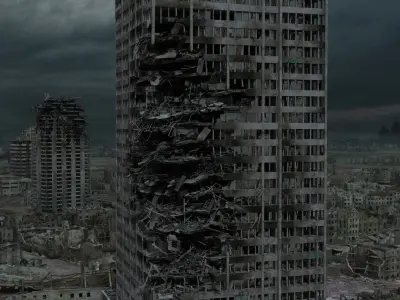  Ruined City Post Apocalyptic 