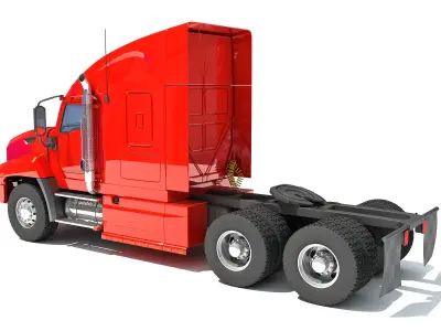 American Freightliner Truck 3D model