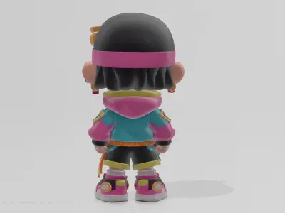 Cyber - Trendy Boy 3D model