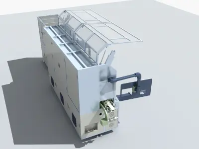 Industrial Equipment 16-Automatic Cut  Detection Production Line 3D model