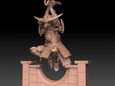 Robo Samurai Mk 9 3D print model