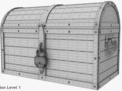 Wooden and Sacks Collection 2 3D model